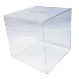 Boîte à idées transparent 30 x 30 cm, Urne transparent